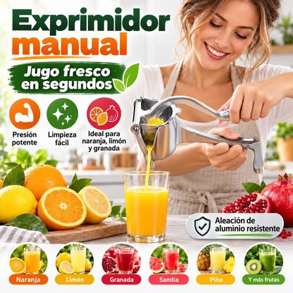 Exprimidor manual pequeño de frutas para el hogar
