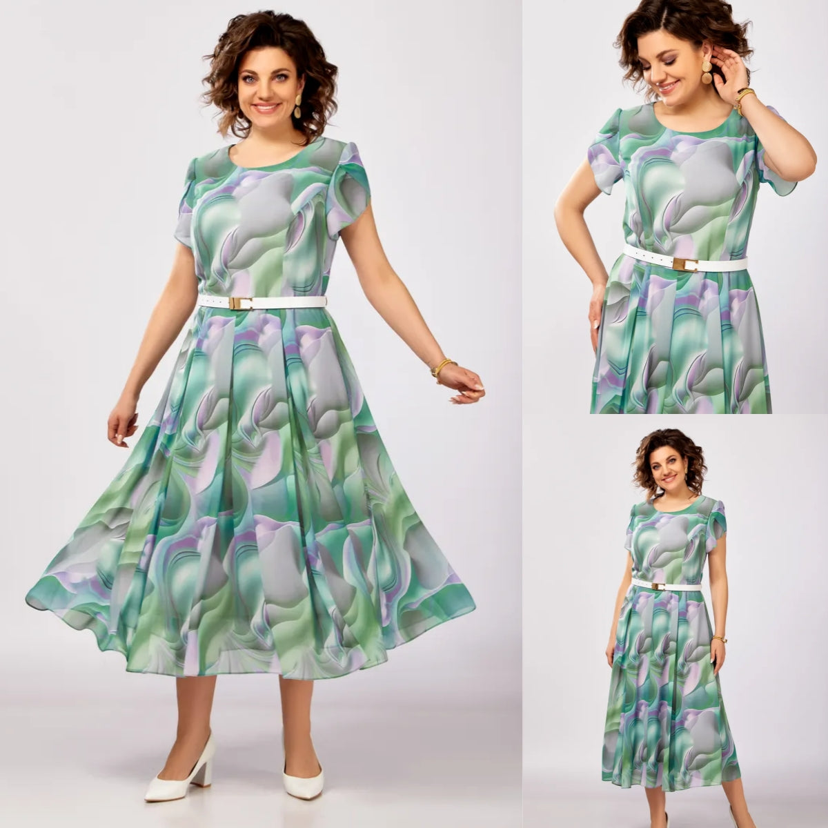 🔥🥰【S-5XL】Rochie nouă și elegantă din șifon de înaltă calitate 