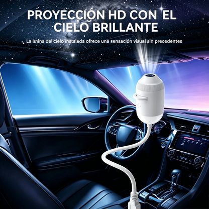 Proyector de cielo estrellado LED USB de alta definición + luz nocturna (2 en 1)