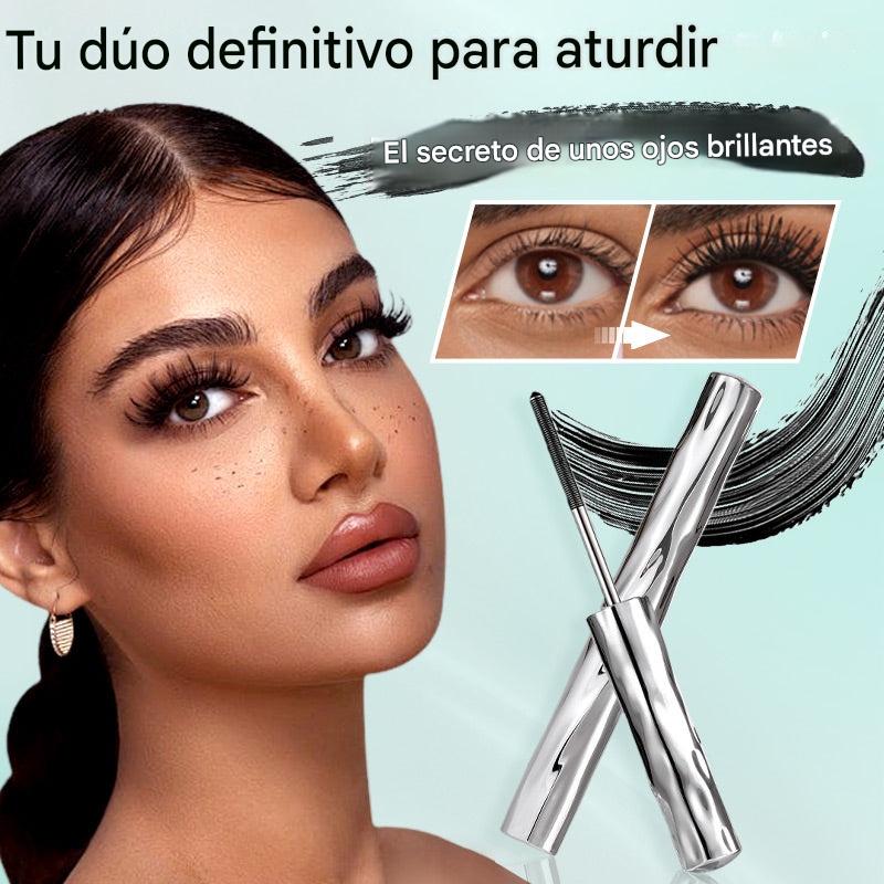 💥🔥【Compra 1 y llévate 1 gratis】—🤩Opción más popular🔥Oferta especial 2026🔥Set de máscara de pestañas súper alargadora y rizadora
