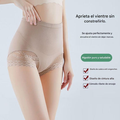 🔥【😍Compra 3 y llévate 3 gratis】【35-100 KG】💖 Bragas moldeadoras abdomen plano y efecto push-up – suaves, transpirables y estilizan tu figura