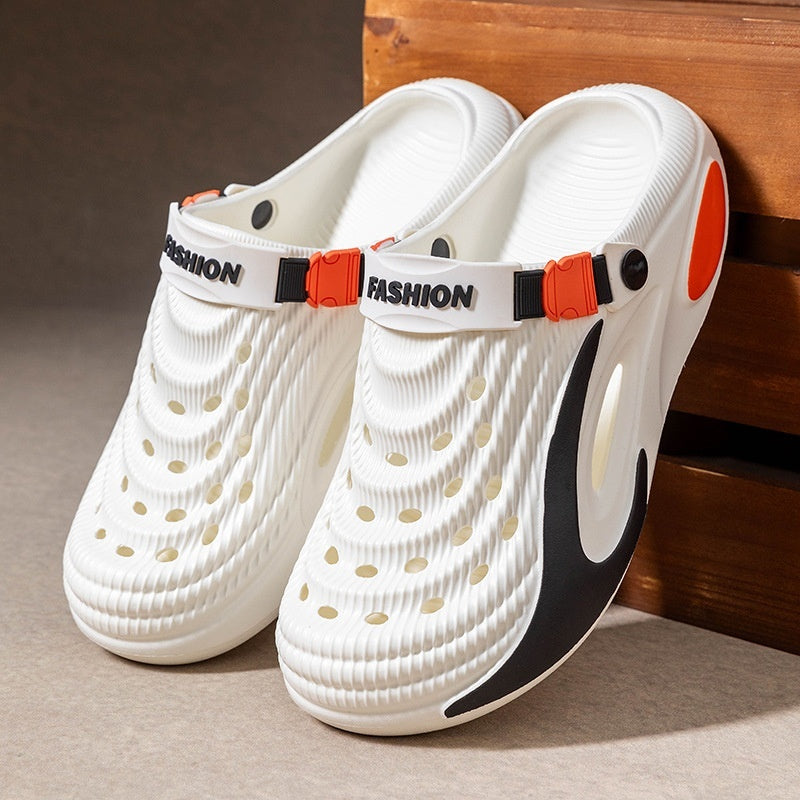 👟 Špeciálna ponuka s 50% zľavou 🌬️ Viacúčelové pánske sandále (zosilnená podrážka z EVA): Protišmykové, ultraľahké, priedušné - perfektná voľba na pláž, šport aj každodenné nosenie 🏃‍♂️