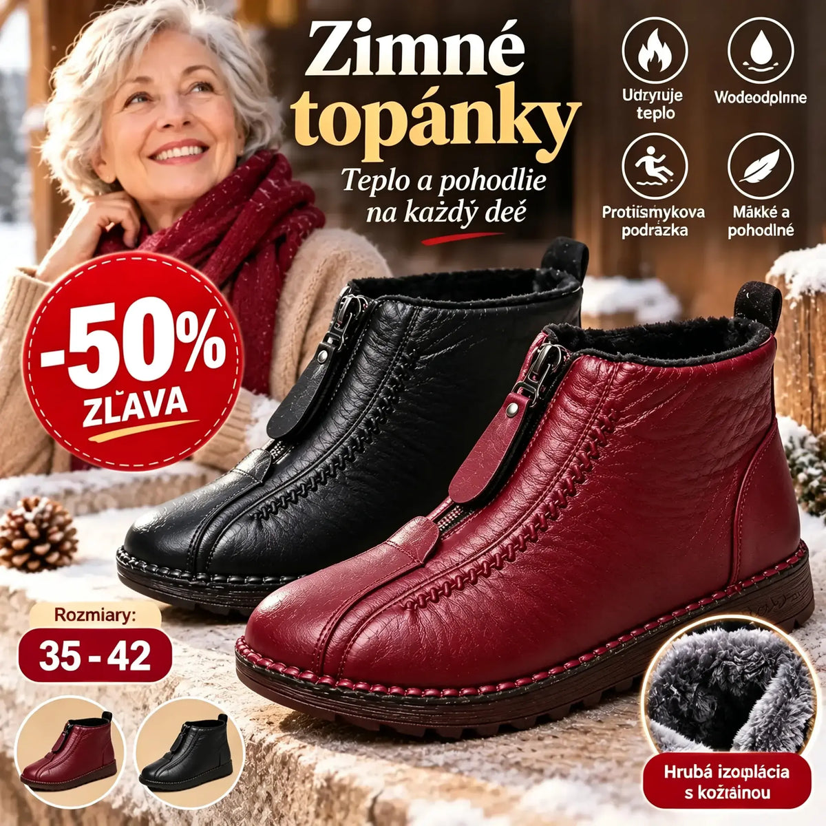 【35-41】Elegantné dámske čižmy na jeseň a zimu - pohodlné, moderné a ľahko kombinovateľné