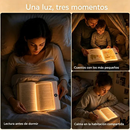 📚💡 Lámpara LED de Lectura con Pinza | Luz de Noche para Cama, Estudio y Lectura