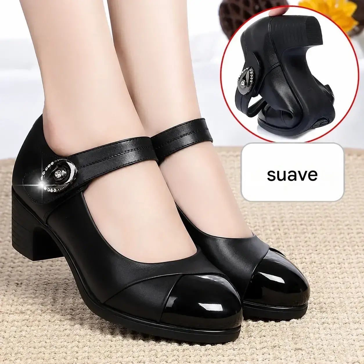 [35-42] Zapatos de plataforma de suela blanda adecuados para mujeres con dolor de pies.