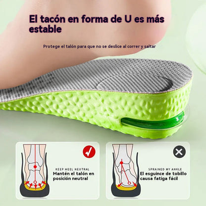 📢📢50% de descuento, ¡Compra 1 y llévate 1 gratis!! ! ⏰ La cómoda plantilla acolchada añade altura: ¡camina con facilidad y estilo! 👟