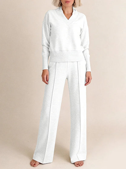 🥰📢📢50 % zľava!!!【M–5XL】Dámska súprava 2026 | Dvojdielna súprava s dlhým rukávom z úpletu ✨