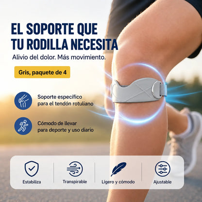 4 pares por 25 euros 🏃‍♀️ Rodillera deportiva 👉 La rodilla necesita tiempo. Esta banda le da el apoyo que necesita.