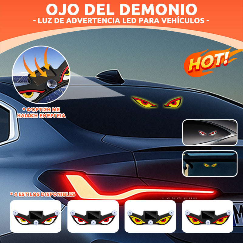 Kúp jeden a druhý zadarmo🚨 Luz de advertencia solar ojo diabólico LED | ☀️ Solar, con sensor de luz, para camiones y furgonetas