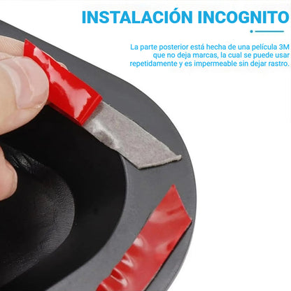 【2 pares 26 euro】Modificación del coche: rejillas de ventilación falsas, embellecedor del capó de fibra de carbono