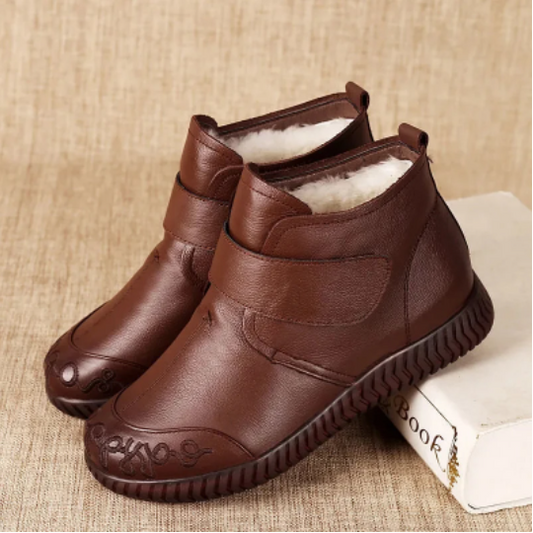 🎉Promocija se kmalu konča! 🎉【Velikosti 35-40】Novi športni nedrseči usnjeni škornji za prosti čas, udobni in lahki.