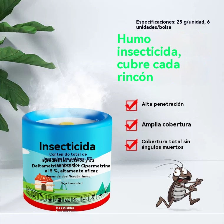 🦟🦟🦟【24 uds】Bomba insecticida 360° – elimina insectos al instante