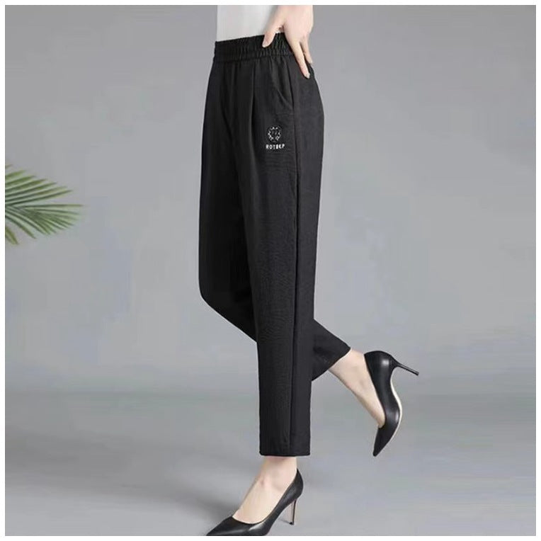 【40-80 KG】Adecuado para cualquier figura Pantalones casuales de verano de nueve minutos de verano