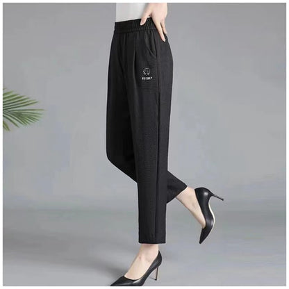 【40-80 KG】Adecuado para cualquier figura Pantalones casuales de verano de nueve minutos de verano