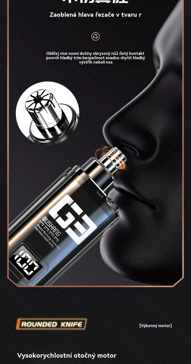 🔥🏆🔥Prenosný zastrihávač nosových chĺpkov (bezbolestný a presný)