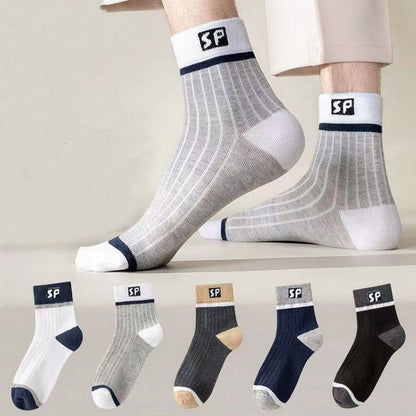 😍🧦【10 párov】2024 nových pánskych bavlnených dezodorantových ponožiek absorbujúcich pot 3761572