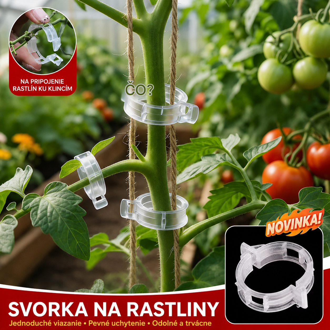 🌱【1 sada 200 🍅 】Pamätáte si na časy, keď vašu záhradu rozdrvilo ovocie? S týmito klipmi sa dá podoprieť všetko.