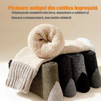 🥰【🐑10 párov】Hrubá vlna!🐑Vlnené ponožky Hrubé ponožky Pánske zimné plus Velvet Super hrubé teplé pánske ponožky so strednou trubicou