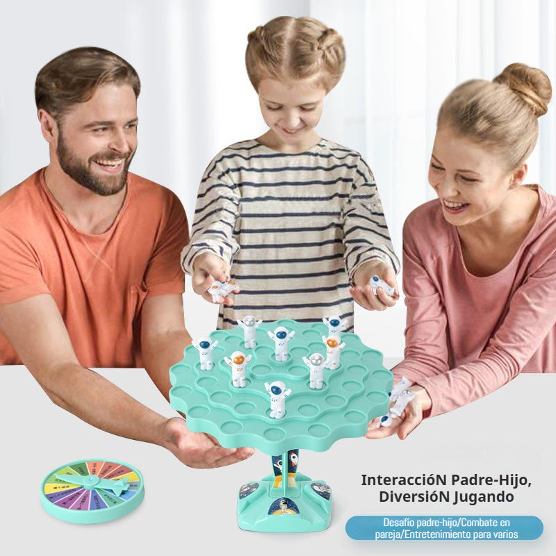 ✨🎁 Nueva edición 2025: Astronaut Balance juguete educativo interactivo para padres e hijos