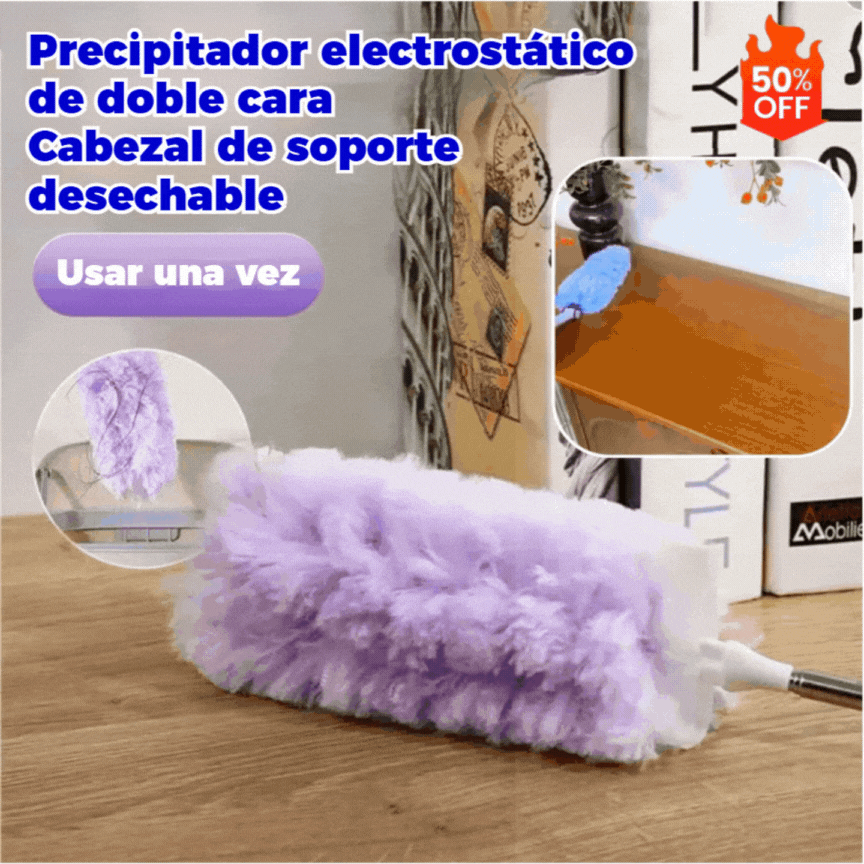 🔥Compra 1 y llévate 6 gratis🔥Herramienta multifuncional para limpieza y eliminación de polvo con varilla telescópica👍