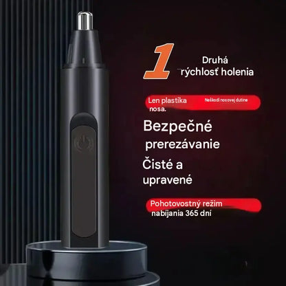 Profesionálny zastrihávač nosa a uší s LED displejom, bezbolestné cestovné darčeky