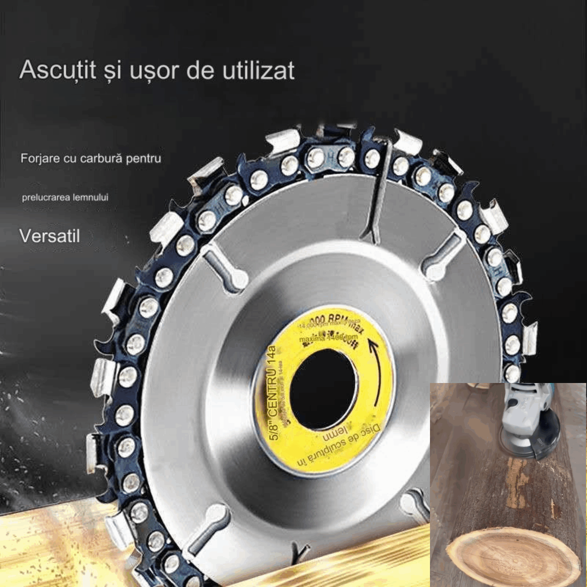 🔥【2+2 Livrare gratuită · Plată la livrare】Lamă de ferăstrău multifuncțională pentru polizor unghiular de 4 inci
