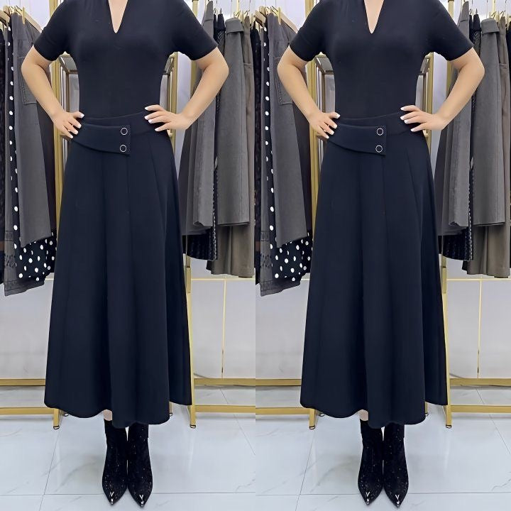 【Priama zľava 24 €】👗🎀【Veľkosti S-4XL】Pletená pol sukňa na jesene a zime