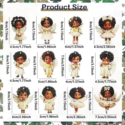 🎁【Kúp 1, získaj 1】【spolu 24 kusov】Vianočná drevená dekoračná súprava – tradičné ozdoby pre útulný domov