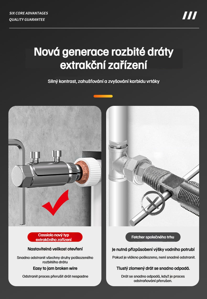 🔥【Kupte 1 a získejte 1 zdarma】Odstraňovač přetržených závitů pro rohový ventilový kohoutek, univerzální kohoutek