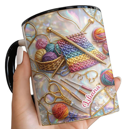 🧵☕【50% sleva!】Hrnek s motivem šití – perfektní dárek pro kreativní duše, které rády šijí