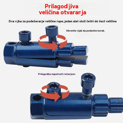 🧰⚒Alat za izvlačenje puknutih navoja za kutne navojne svrdla, univerzalne navojne svrdla