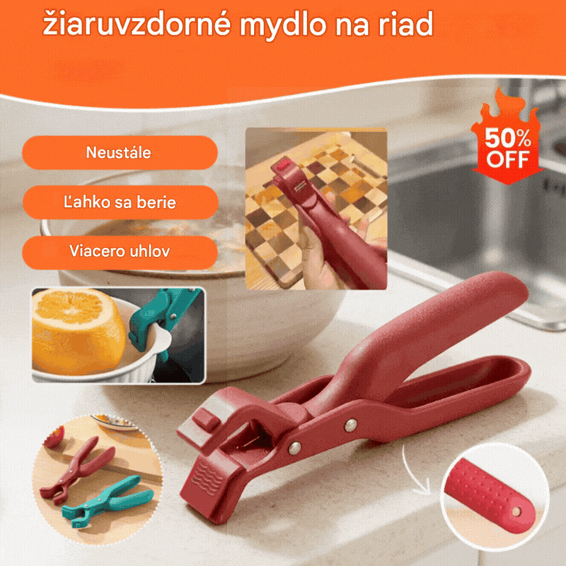 🔥Compra 1 y llévate 1 gratis🔥Pinza multifuncional antiescaldaduras para cuencos de cocina