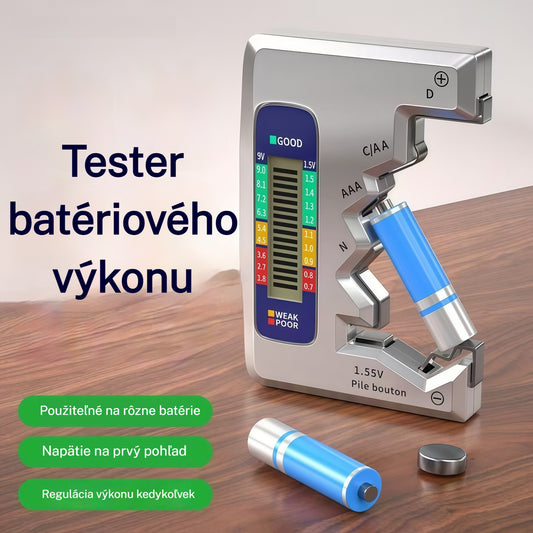 ⚡Testery batérií vám uľahčia život