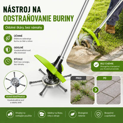 🔥✨【Kúpte 1 kus a získajte 1 zadarmo: 2 kusy】🔥 Vymeniteľná kosačka na kosačku/krovinorez - Oceľová kosačka na kosenie trávy 🌿✂️⚙️