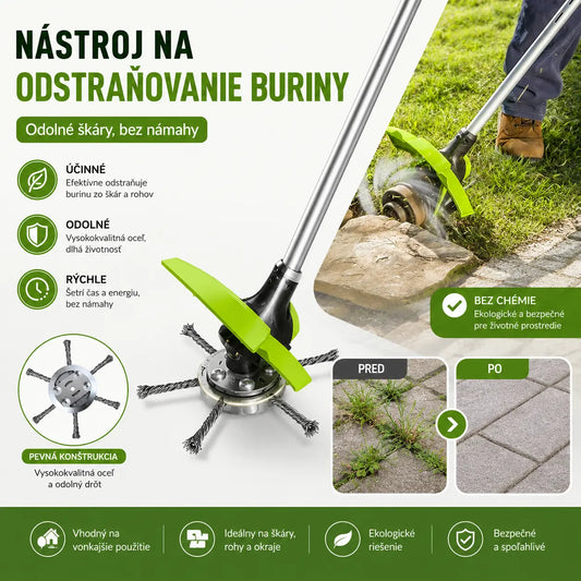 🔥✨【Kúpte 1 kus a získajte 1 zadarmo: 2 kusy】🔥 Vymeniteľná kosačka na kosačku/krovinorez - Oceľová kosačka na kosenie trávy 🌿✂️⚙️