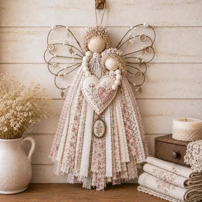 🔥ÚLTIMO DÍA 50% DE DESCUENTO - Kit DIY para colgar tela de ángel - Cose una pequeña bendición que perdurará para siempre