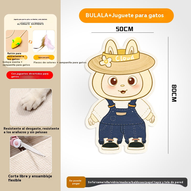 🏆【🔥Venta caliente】Rascador de pared para gatos que no requiere instalación - Rascador vertical Cube