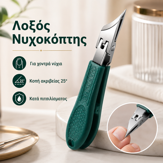 🔥【Zestaw 3 sztuk】✂️💅Nowa, wyjątkowo cienka nożyczka do paznokci ze ściętą końcówką do manicure domowego