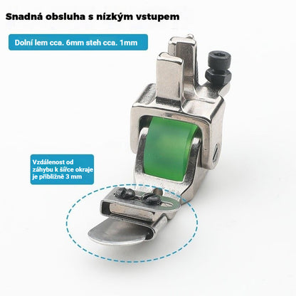 👩‍🏭🛞🧵🔥Odolné celoocelové přítlačné patky, speciálně navržené pro počítačové ploché šicí stroje, s tepelně odolnými zaoblenými hranami pro vysokou účinnost a úsporu práce.