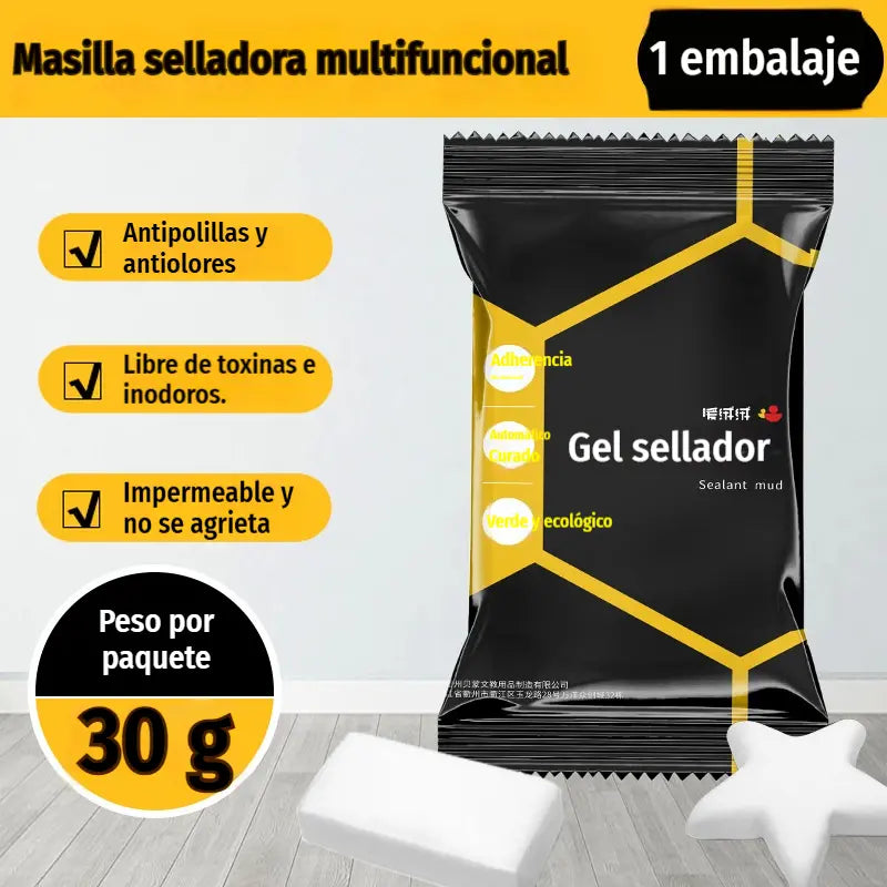 🔧 Masilla Selladora Impermeable Blanca – Repara Agujeros de Aire Acondicionado, Paredes y Tuberías 💧🏠