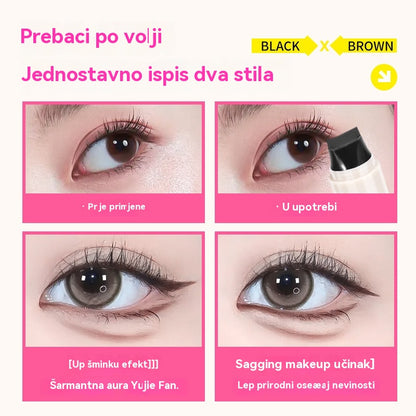 💥🔥Kupi 2 i dobiješ 2 gratis🔥 4 kom – 24 eura 🤩 Najpopularnije 🔥 Najprodavanije 2026 🔥 Vodootporna tekuća olovka za oči, otporna na razmazivanje