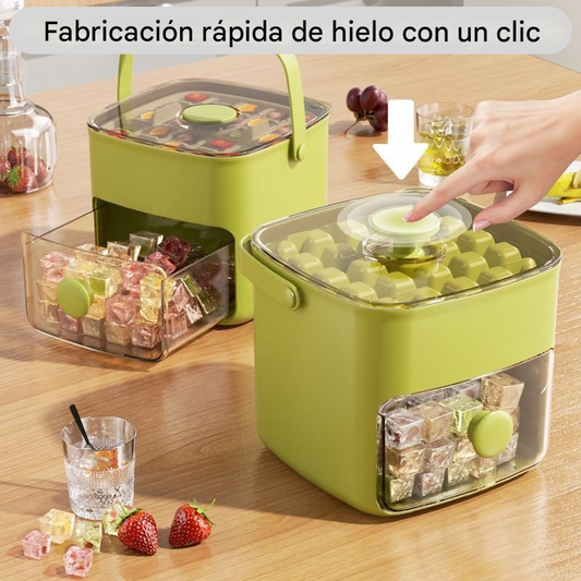🧊 Bandeja para cubitos de hielo 2026 con tapa: hacer hielo es fácil.