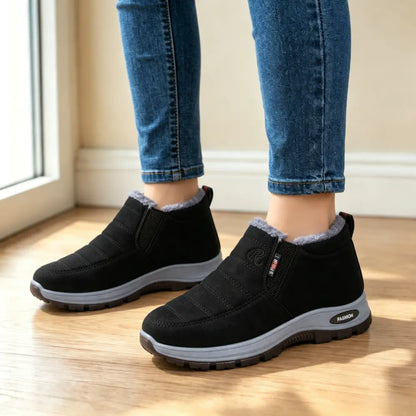 🔥【Oferta especial del 50 %】【Tallas 35-48】Botas de invierno unisex con forro de felpa: cálidas, cómodas y antideslizantes para el clima frío.
