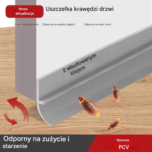 🚪🔥Kup 1, a 1 otrzymasz gratis! 🔥 PVC uszczelka do drzwi – ✅Chroni przed kurzem i wiatrem ✅Odporny na owady i gryzonie