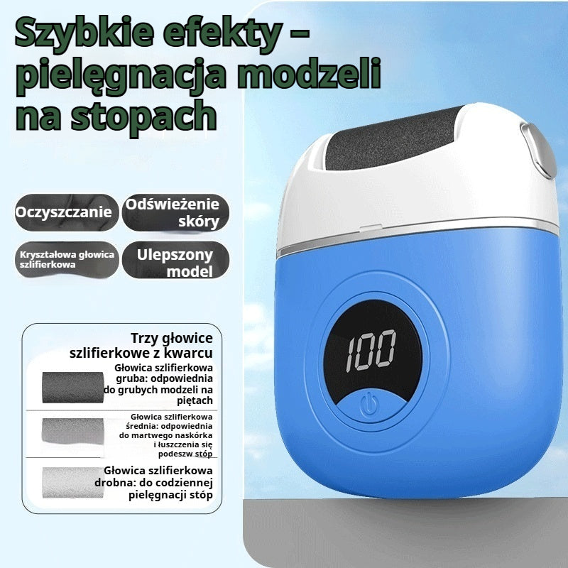 🦶🛁✨Pierwsze 100 szt. -90 zł🔥 Nowy elektryczny pilnik do stóp, usuwa martwy naskórek z pięt, rolki do codziennej pielęgnacji stóp.
