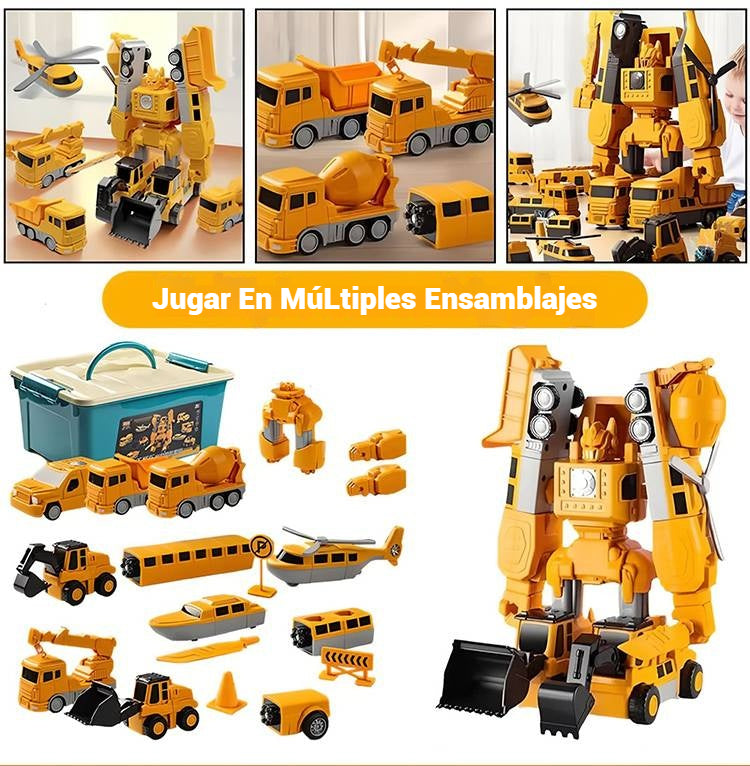 【✨2025 NUEVO】🎁【26piezas】 Juguetes educativos Transformers Bloques de construcción-Estimula la Creatividad Infantil