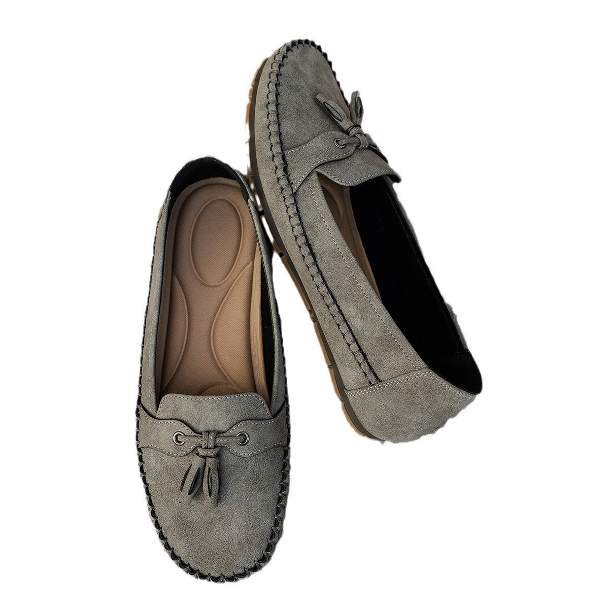 ✨50% de descuento✨【35-44】 Zapatos ortopédicos para mujer, hechos de cuero natural, ligeros, antideslizantes, transpirables y cómodos.