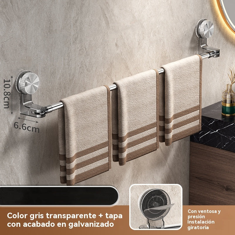 🎁【Compra 1 y llévate 1 gratis】✨🚿Diseño ligero y sin perforaciones —Toallero retráctil con ventosa