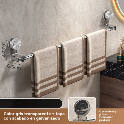 🎁【Compra 1 y llévate 1 gratis】✨🚿Diseño ligero y sin perforaciones —Toallero retráctil con ventosa