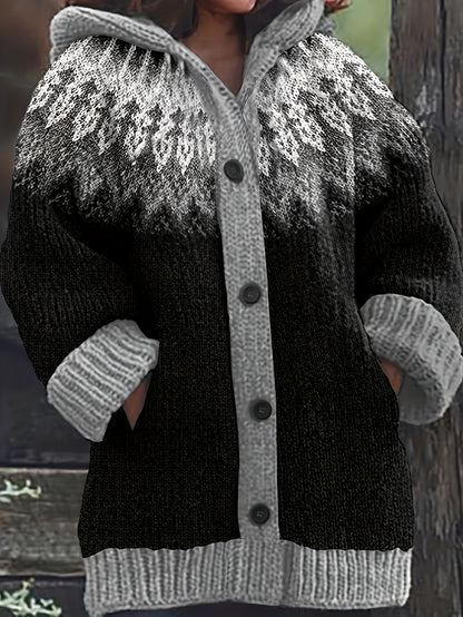 【Novinka 2025 | S~5XL】✨Elegantná a farebná retro bunda s kapucňou